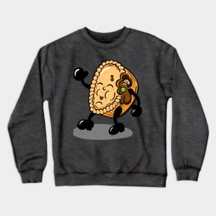 Mr Chicken and Gravy Pie Cartoon Crewneck Sweatshirt